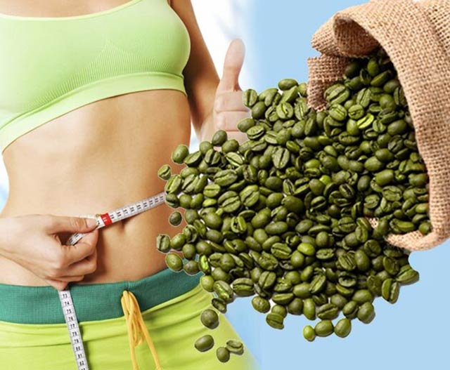 Trong cà phê xanh chứa nhiều axit tốt cho việc kháng mỡ, giảm cân