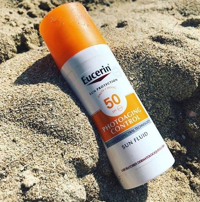 Kem chống nắng Eucerin Sun Fluid Photoaging dành cho da nhạy cảm