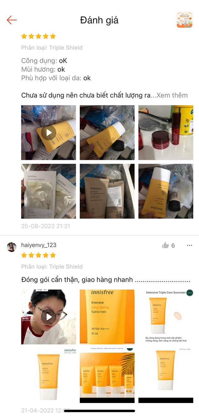 Review kem chống nắng Perfect UV Protection Cream Innisfree Intensive Triple Care