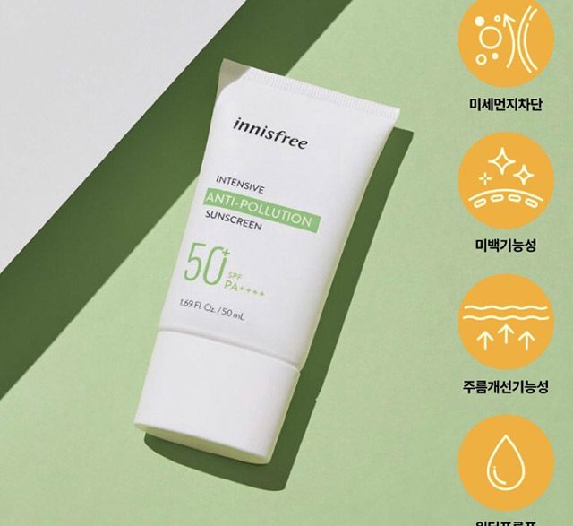 Review kem chống nắng Innisfree Perfect UV Protection Cream Anti Pollution