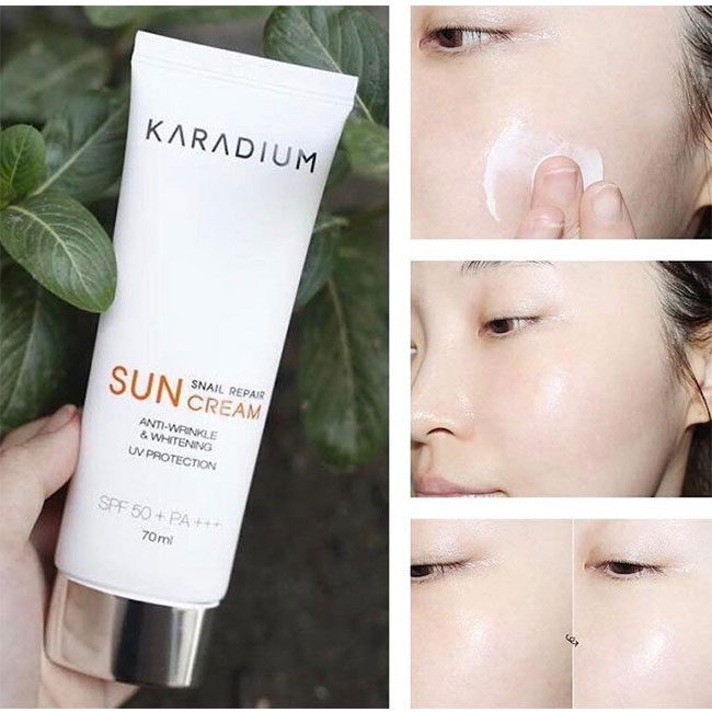Kem chống nắng Karadium dành cho da khô và hỗn hợp thiên khô