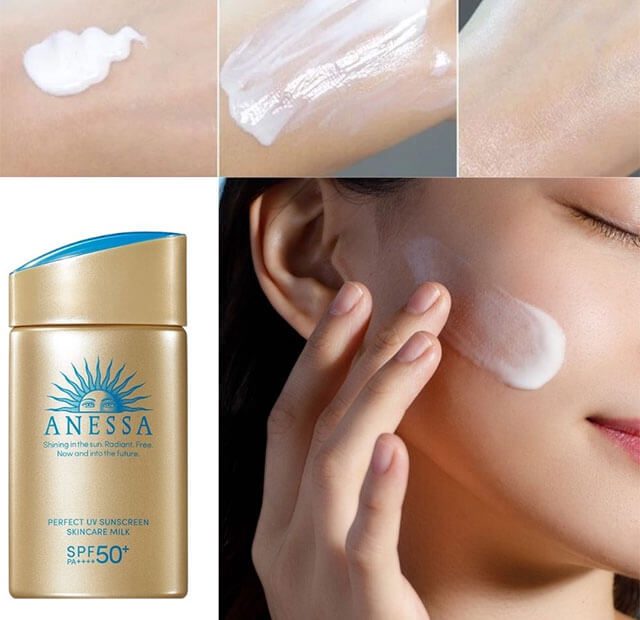 Kem chống nắng Anessa cho da dầu Perfect UV Sunscreen Skincare Milk