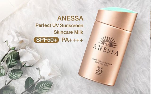 Kem chong nang Anessa cho da kho Perfect UV Sunscreen Skincare Milk