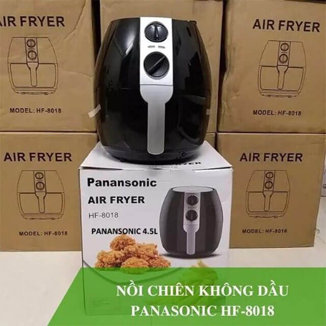 Nồi chiên không dầu Panasonic 8018 với thiết kế vẻ ngoài đẹp mắt