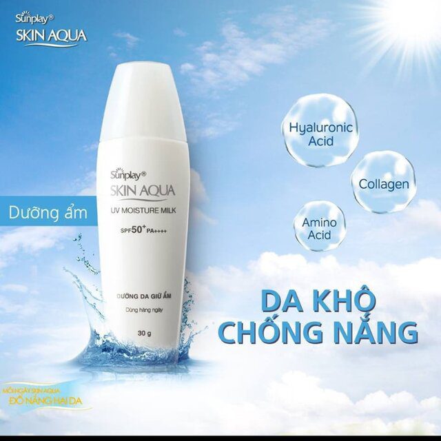 Sua chong nang hang ngay duong da giu am Sunplay Skin Aqua UV Moisture SPF50 PA