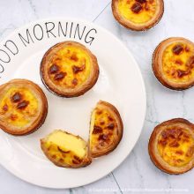 Làm bánh tart trứng bằng nồi chiên không dầu siêu dễ sau 15 phút